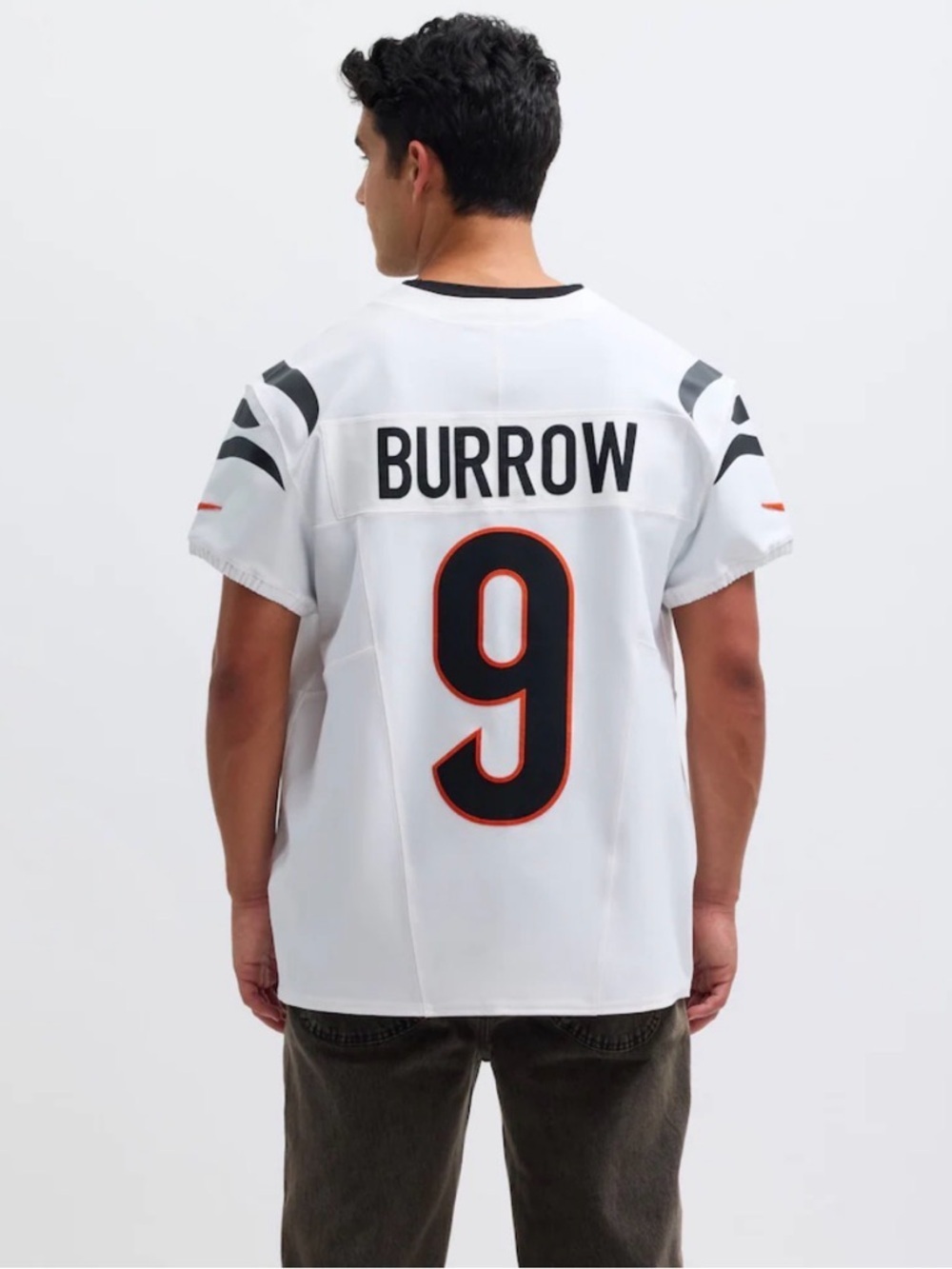 Nike Cincinnati Bengals Joe Burrow #9 Vapor F.U.S.E. Elite Jersey Size Large.